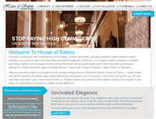 Tablet Screenshot of houseofsalons.com